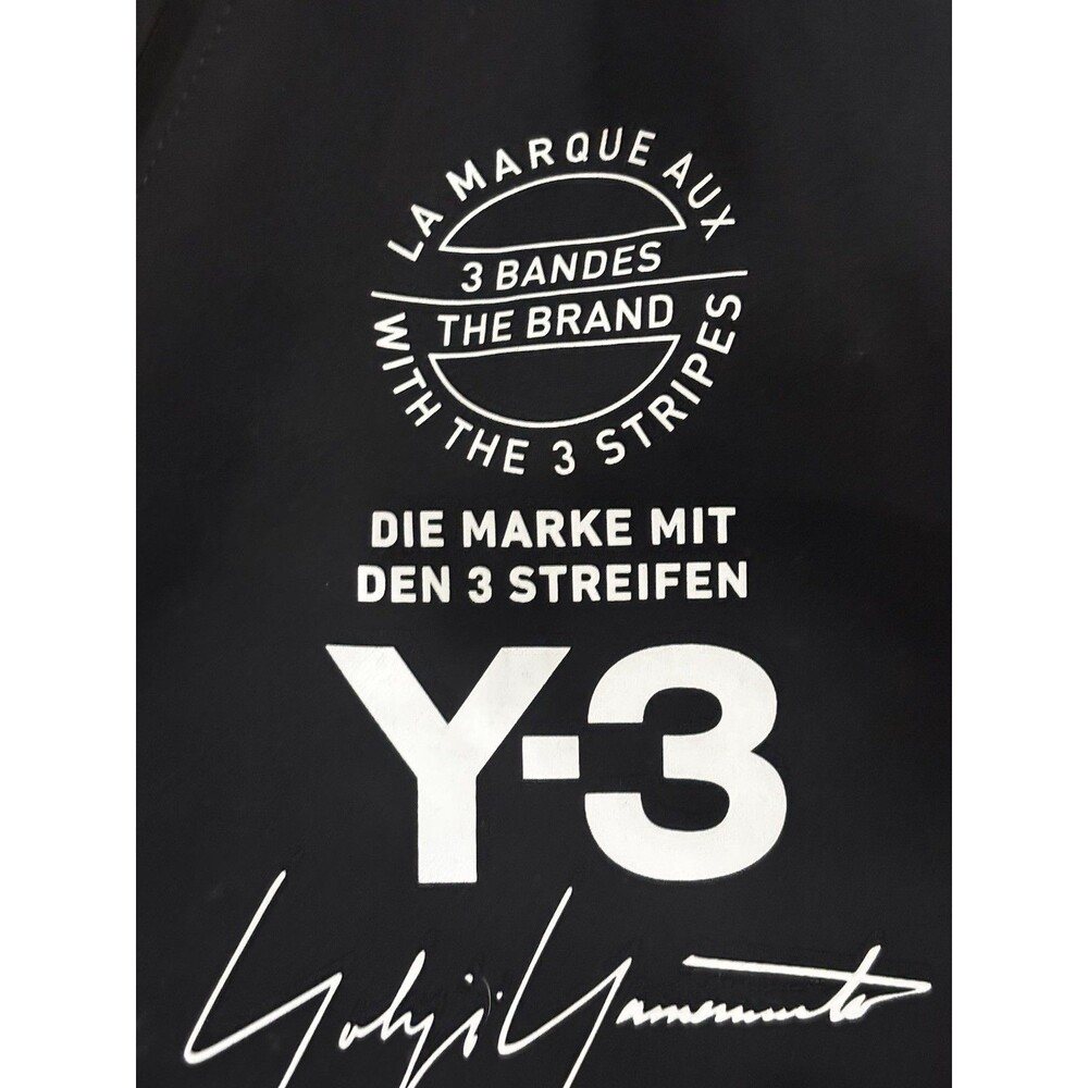 Adidas Y-3 Yohji Yamamoto Sling Bag Black Crossbody Shoulder Backpack Techwear - Picture 4 of 10